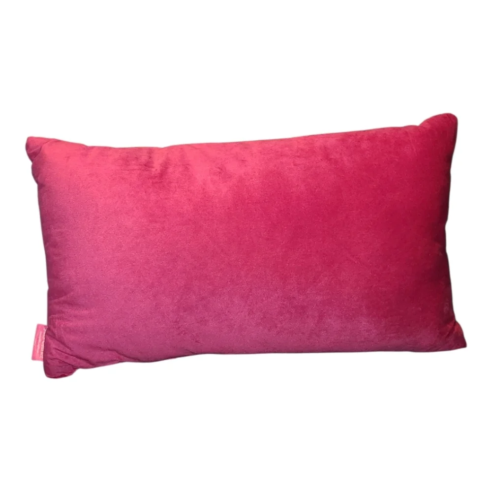 Juicy Couture Black and Pink Accent Pillow